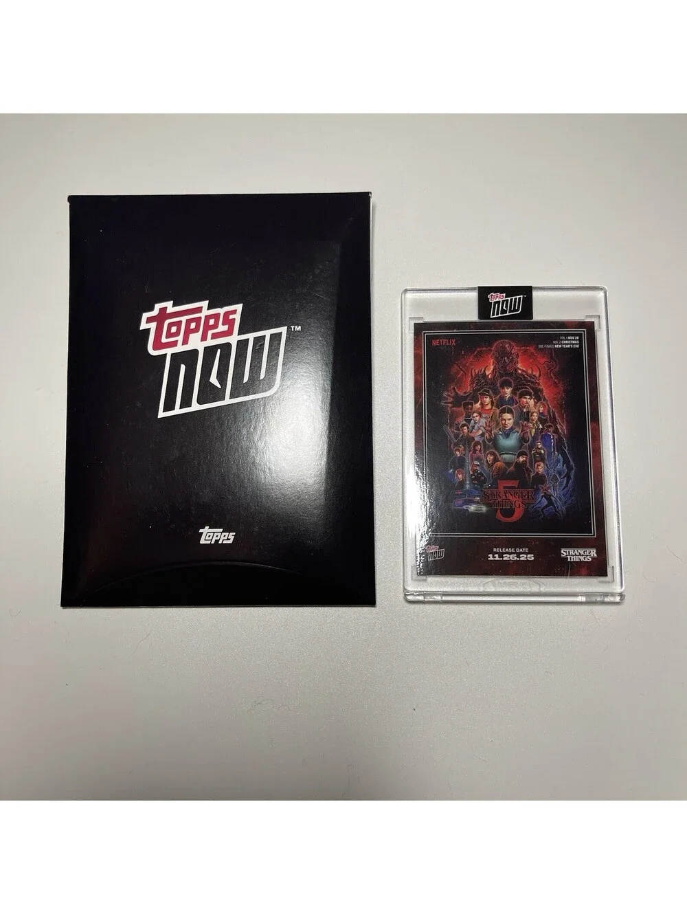 Topps Now Stranger Things Season 5 Poster Hologram Card 2025 Standard